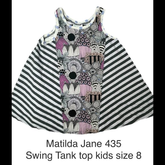Matilda Jane 435 Swing style tank top size 8 - Picture 1 of 1